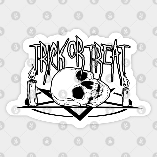 Trick or Treat Sticker by Von Kowen